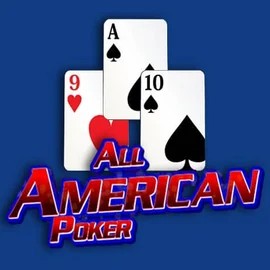 All American Poker slot logo by RTG (Reel Time Gaming) at BetBoom Casino
