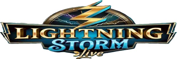 Lightning Storm slot logo by Evolution at BetBoom Casino