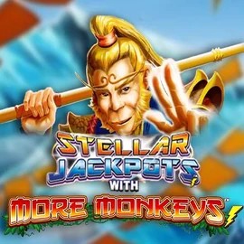 Stellar Jackpots with More Monkeys slot icon by Lightning Box Game, available at BetBoom Casino